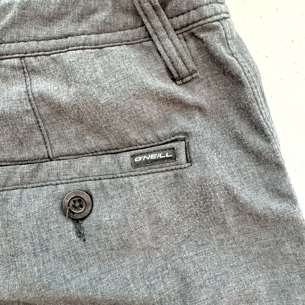O'Neill Men's‎ Charcoal Reserve Heather Hybrid Board Shorts Size 30 - Picture 7 of 9